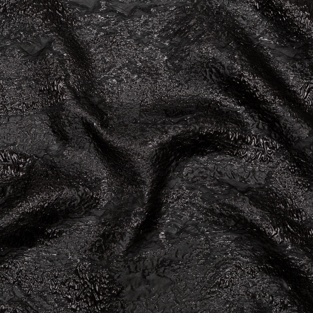 Metallic Black Abstract Luxury Brocade - Joann Fabrics