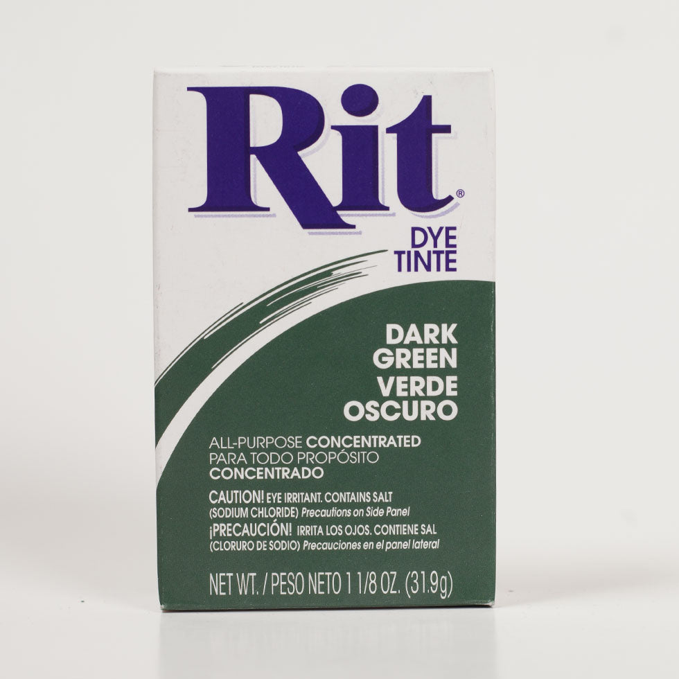 Rit All-Purpose Box Fabric Dye - Dark Green - 1 1/8oz - Joann Fabrics