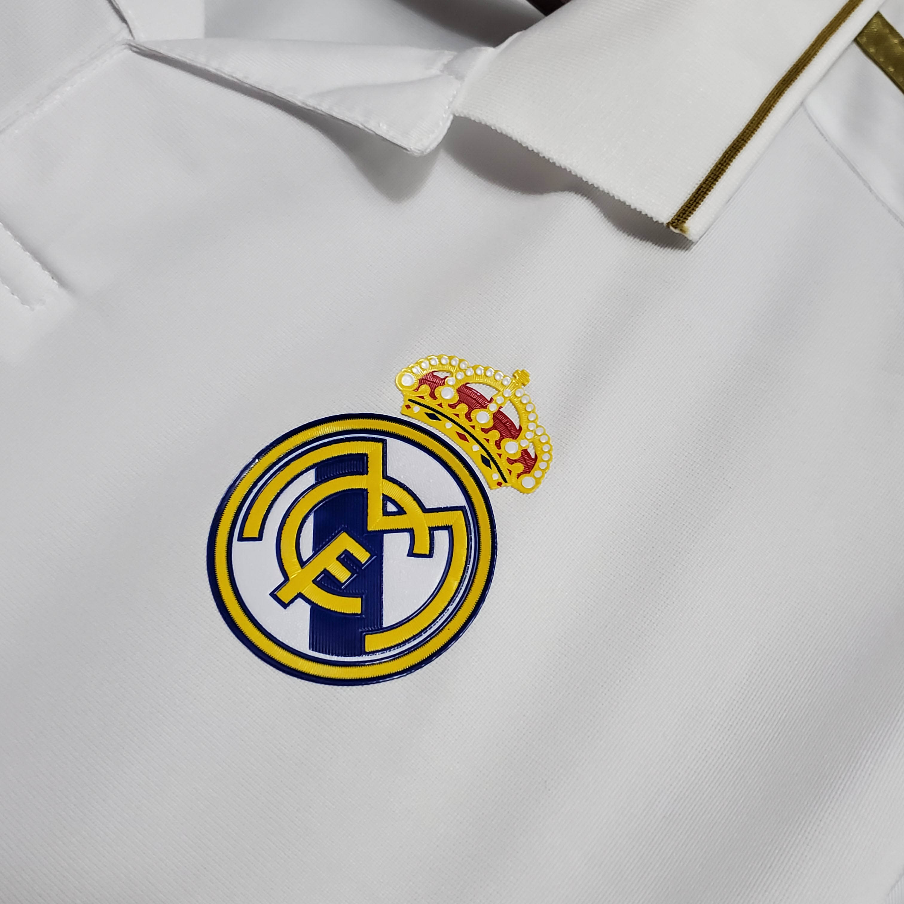 2011/2012 Retro Long Sleeve Real Madrid Home 1:1 Thai Quality