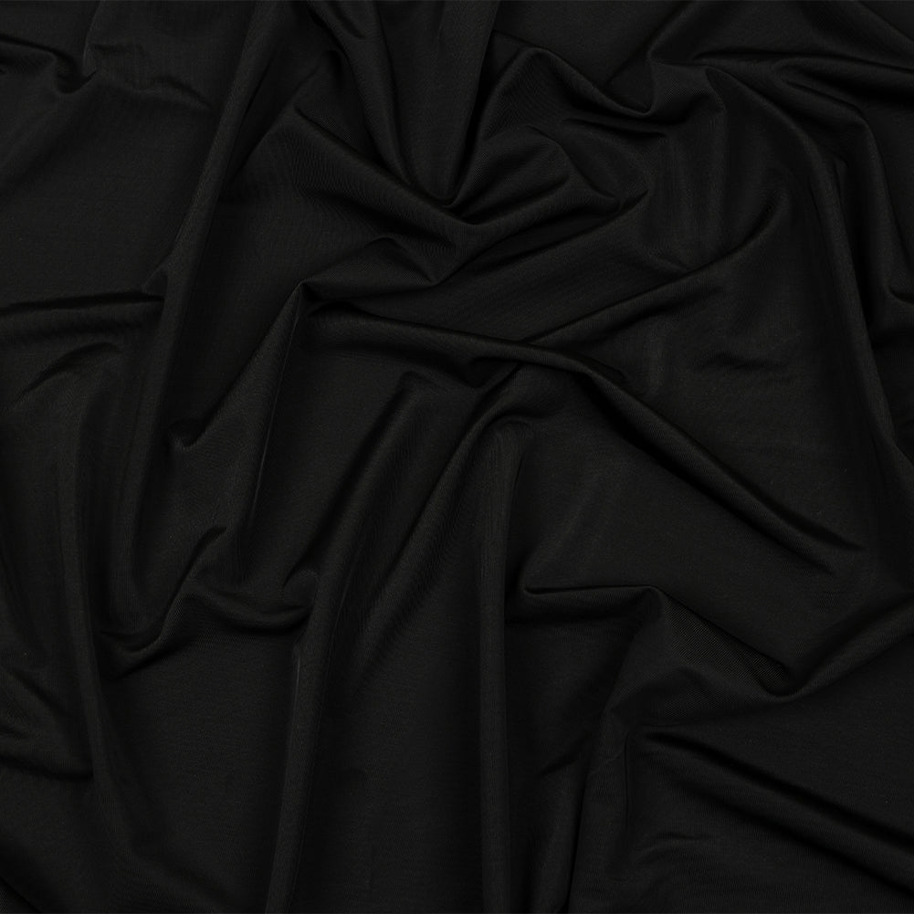 Famous Australian Designer Black Onyx Stretch Polyester Jersey - Joann Fabrics