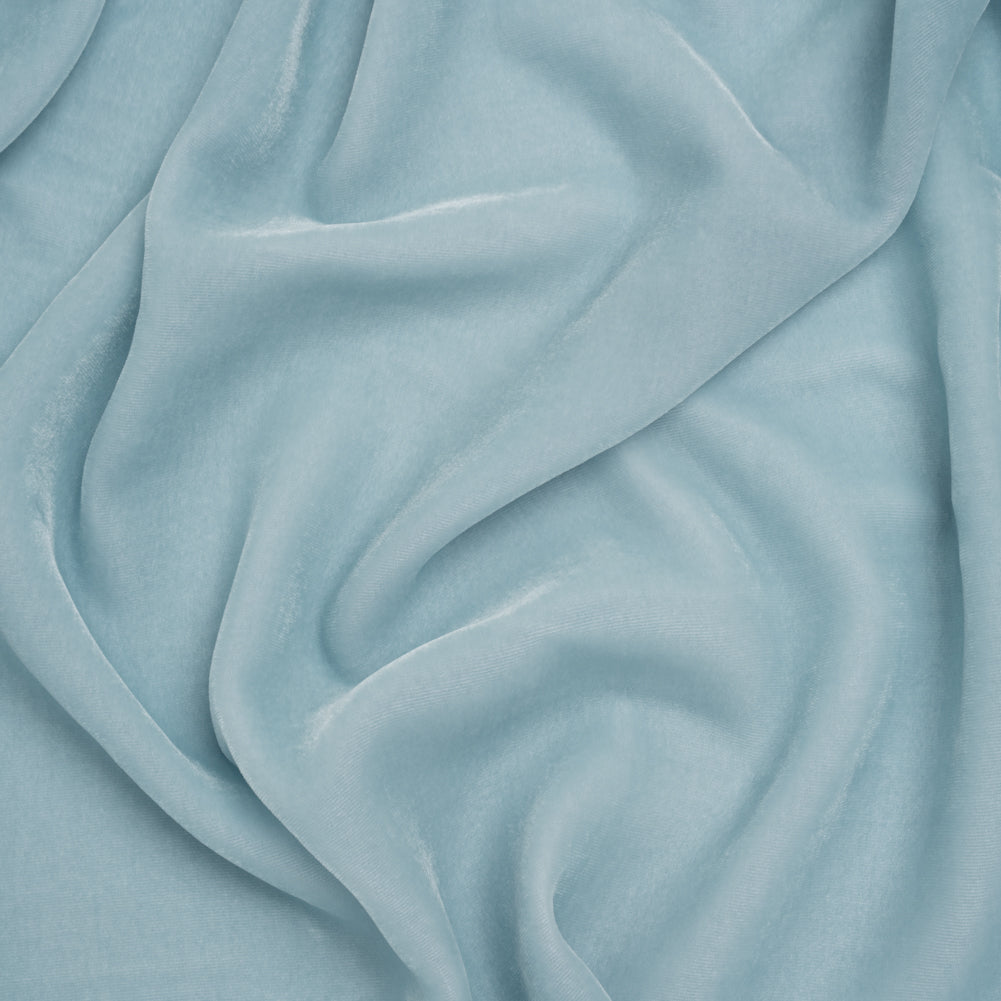 Rayon-Silk Velvet - Sky Blue - Cicero Collection - Joann Fabrics