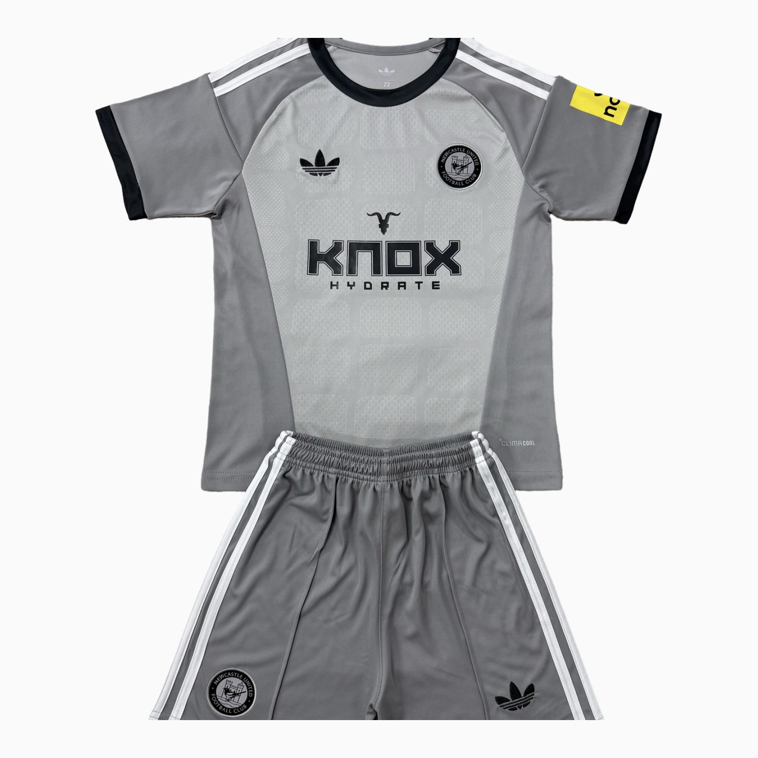 Newcastle United 26-27 Grey Goalkeeper Men's Adult Jersey Set - Fans Version - UnitedFutballJersey
