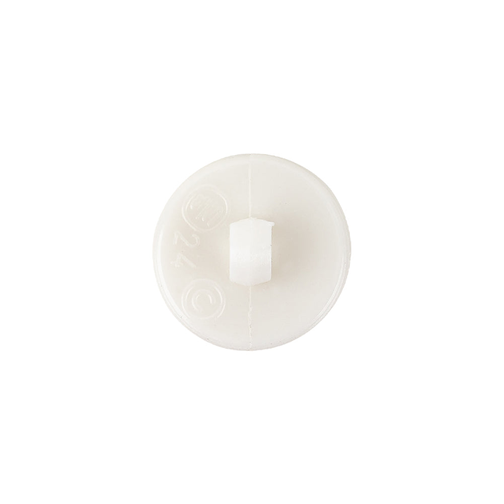 Plastic Shank Back Button - 24L/15mm - Off White Ribs and Stripes - Joann Fabrics