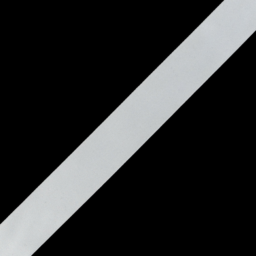 Ivory Single Face Silk Satin Ribbon - 1