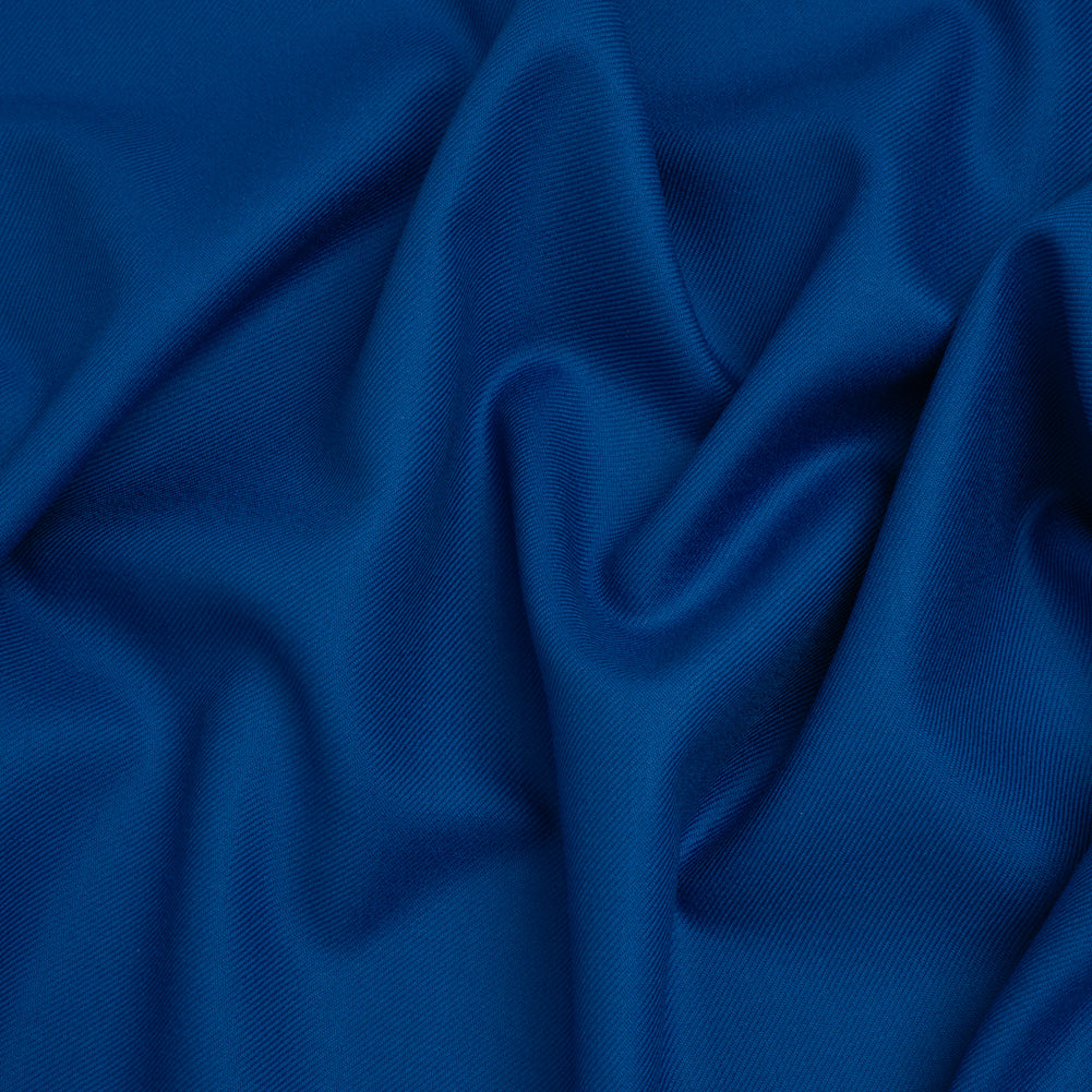 Virgin Merino Wool Twill Suiting Made in Italy - Cobalt Blue - Joann Fabrics