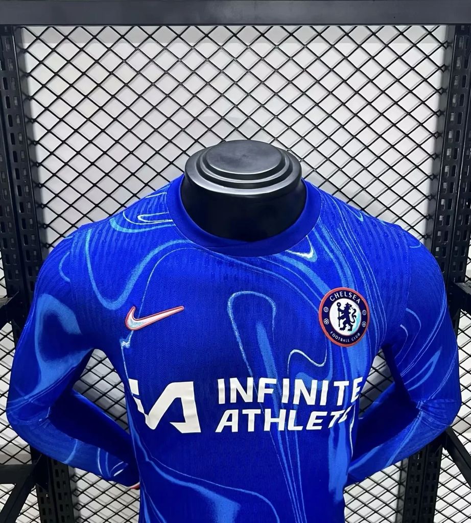 2024/2025 Long Sleeves Chelsea Home Football Shirt  Player Version 1:1 Thai Quality