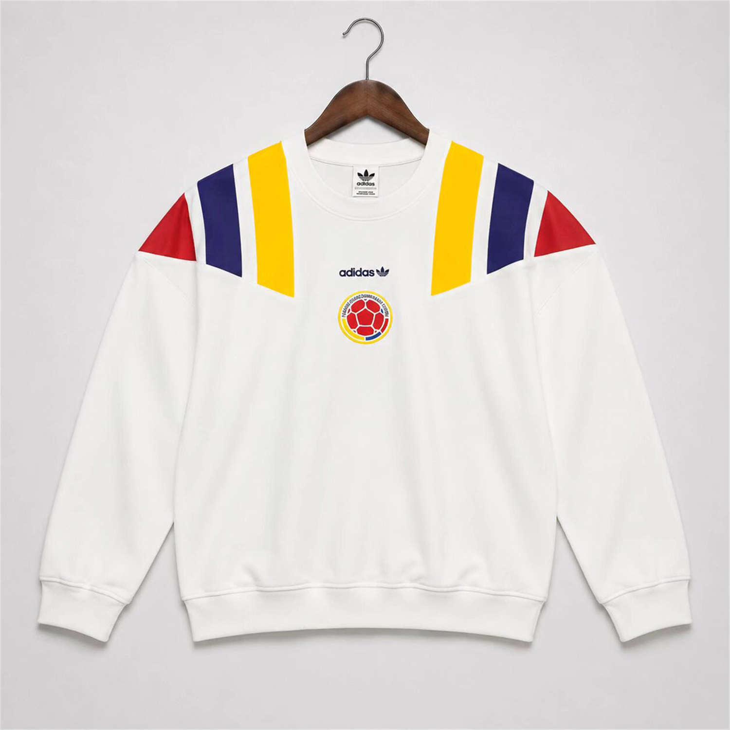Colombia 2026 EQT Cotton White Unisex Pullover Hoodie - UnitedFutballJersey