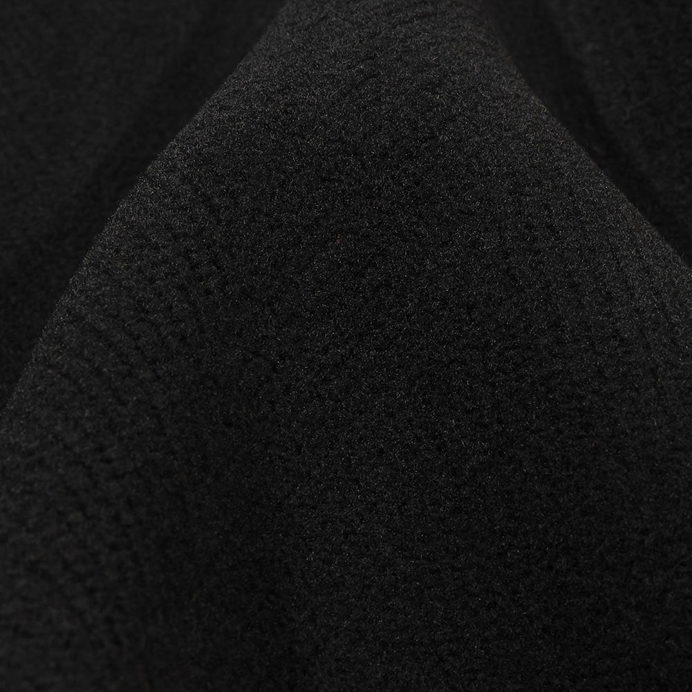 Balenciaga Italian Black Herringbone Brushed Virgin Wool Coating - Joann Fabrics