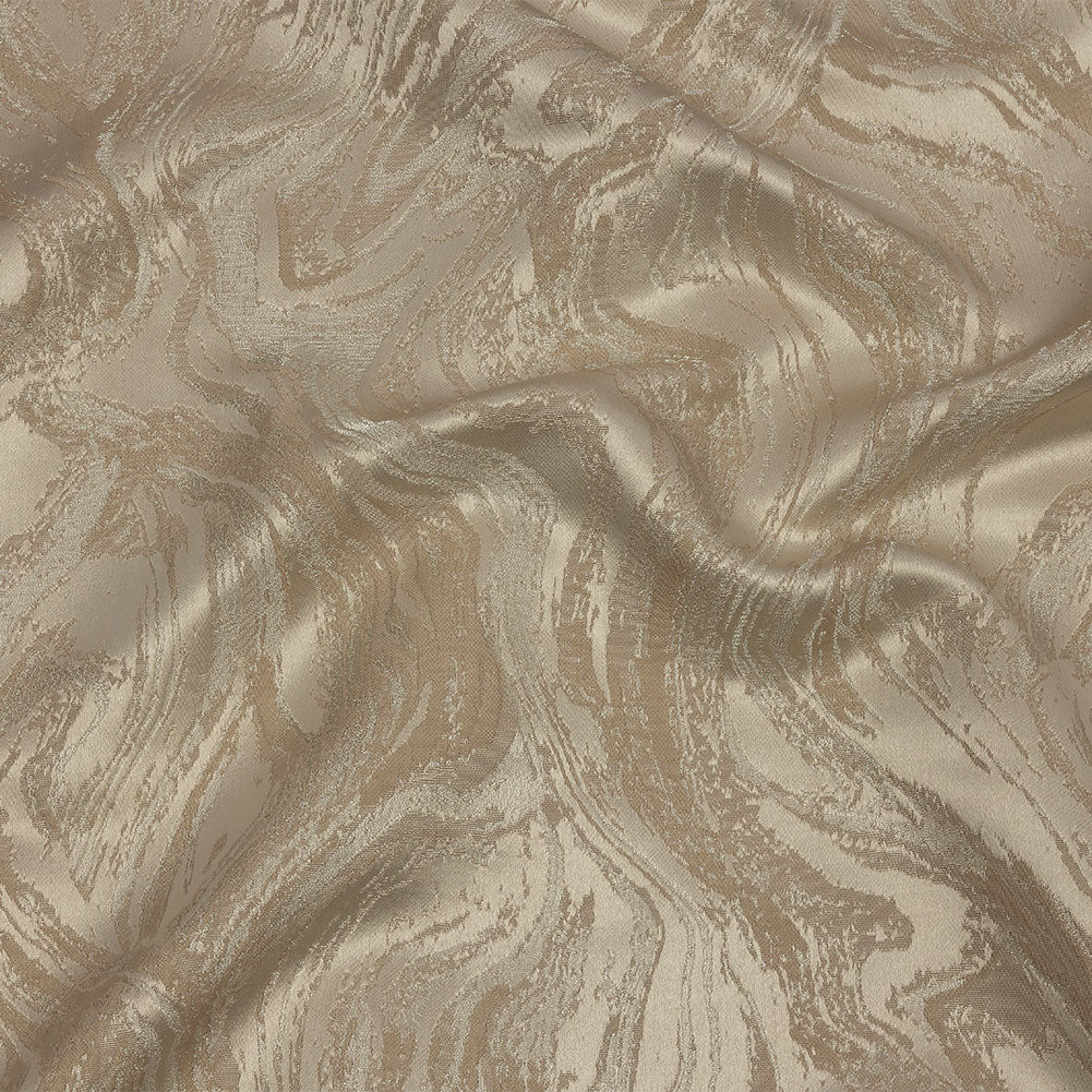 Metallic Drapery Jacquard - Sandstone Metamorphic Swirls - British Imported - Joann Fabrics