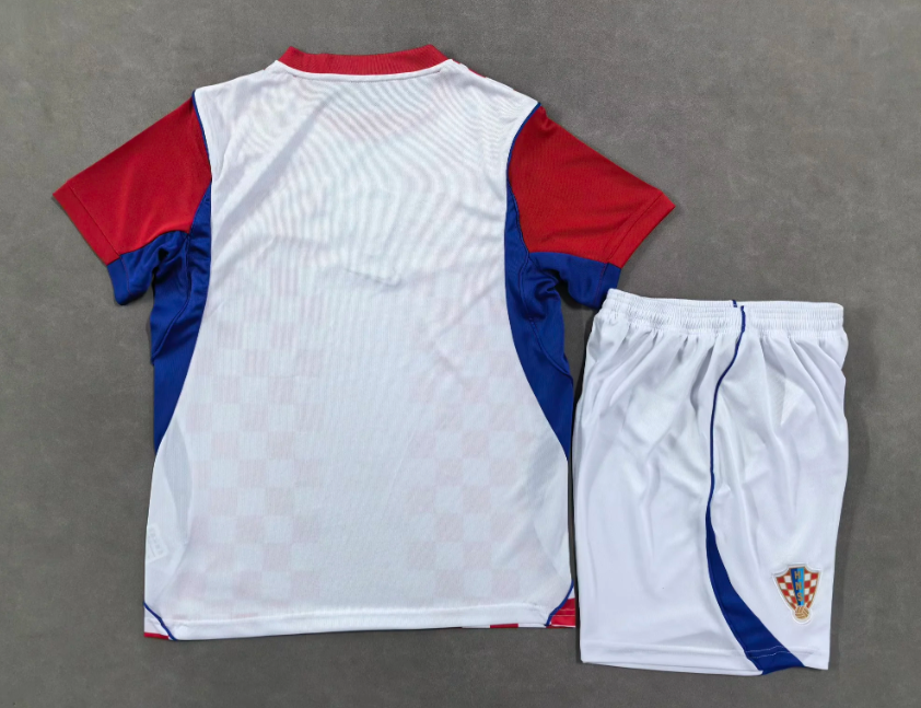 2026 Croatia National Team Home Football Shirt 1:1 Thai Quality Kids Size