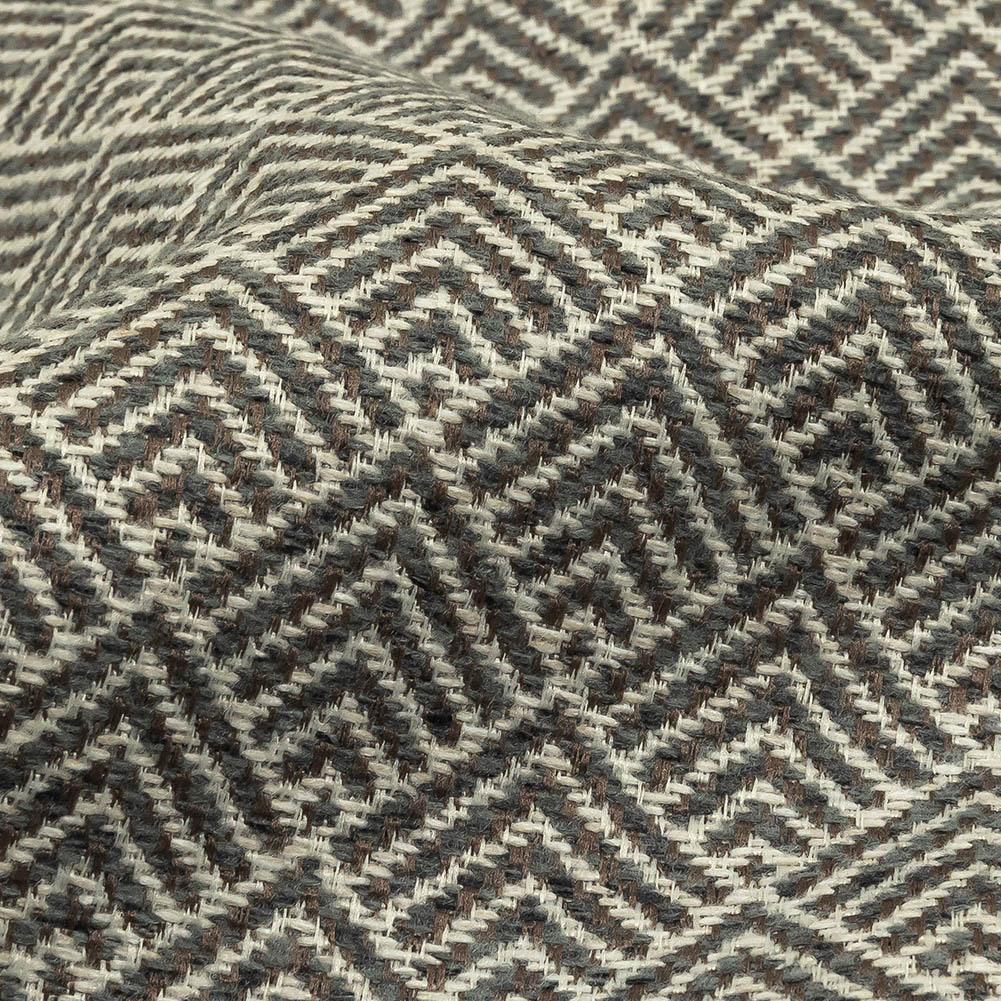 Gray and White Diamonds Upholstery Tweed - Joann Fabrics