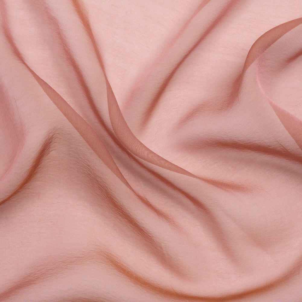 Chiffon-Like Silk Voile - Rose and Brown Iridescent - Adelaide Collection - Joann Fabrics