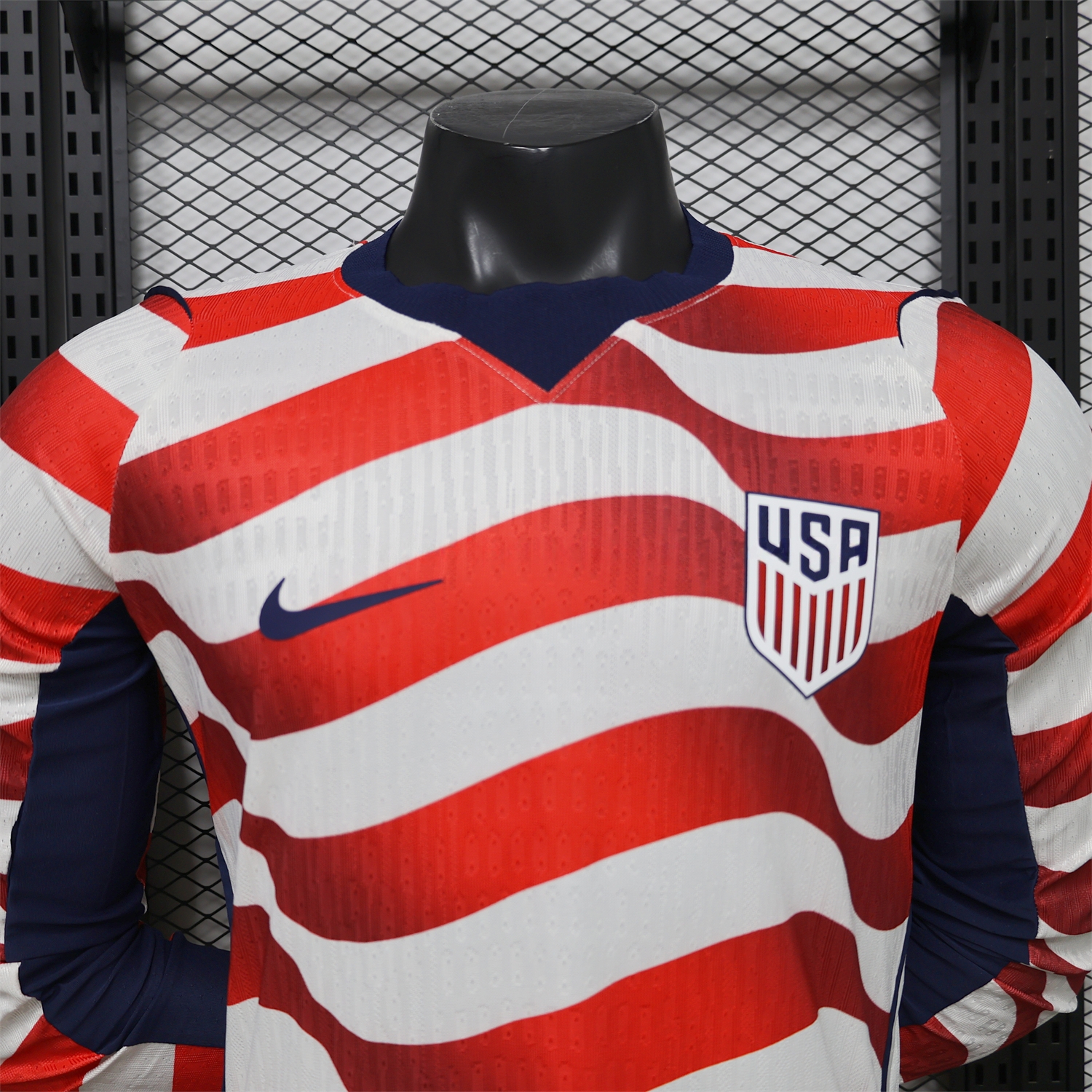 【Back Blank】United States USA 2026 Home Long Sleeves Jersey - Player Version - UnitedFutballJersey