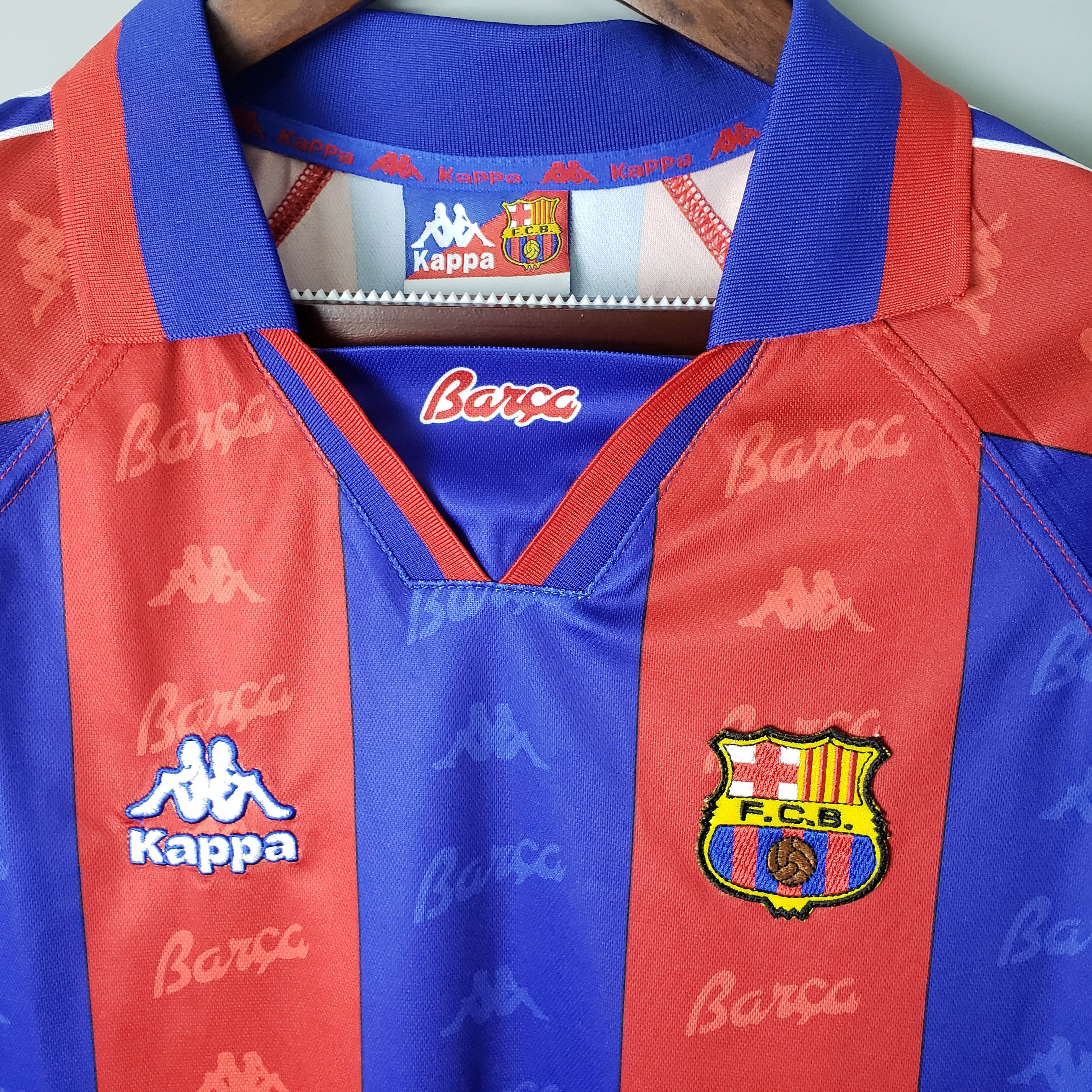 1996/1997 Retro Barcelona Football Shirt Home 1:1 Thai Quality