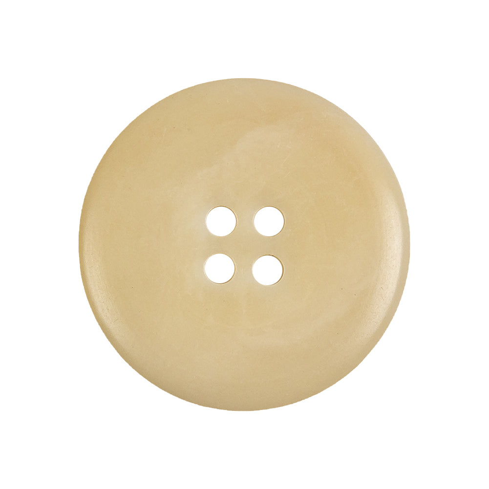 Italian Matte Bleached Sand 4 Hole Plastic Button - 42L/27mm - Joann Fabrics