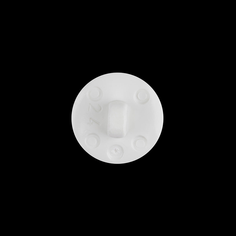 Italian White Abstract Radial Textured Shank Back Button - 24L/15mm - Joann Fabrics
