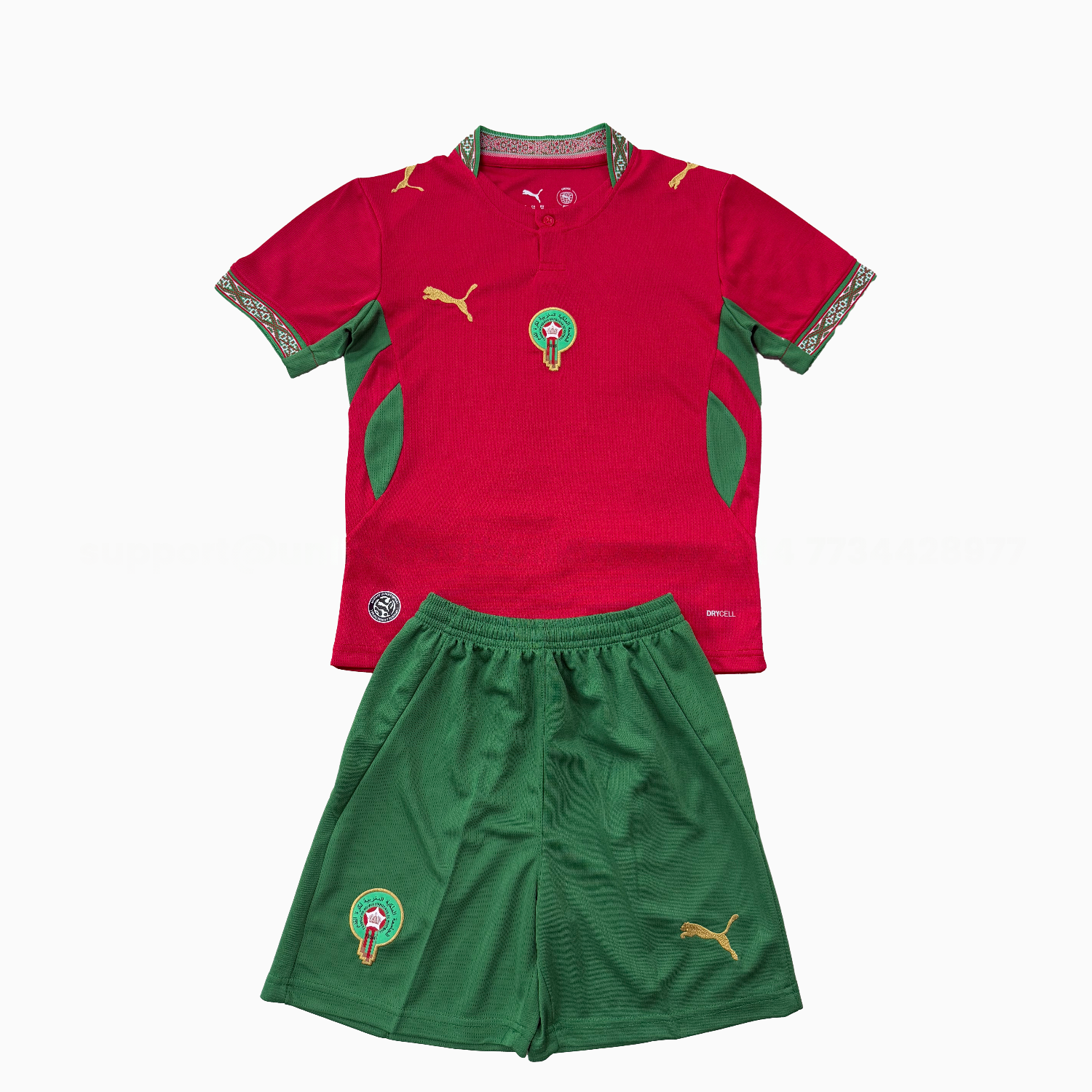 Morocco 2026 Home Kids Kit - UnitedFutballJersey