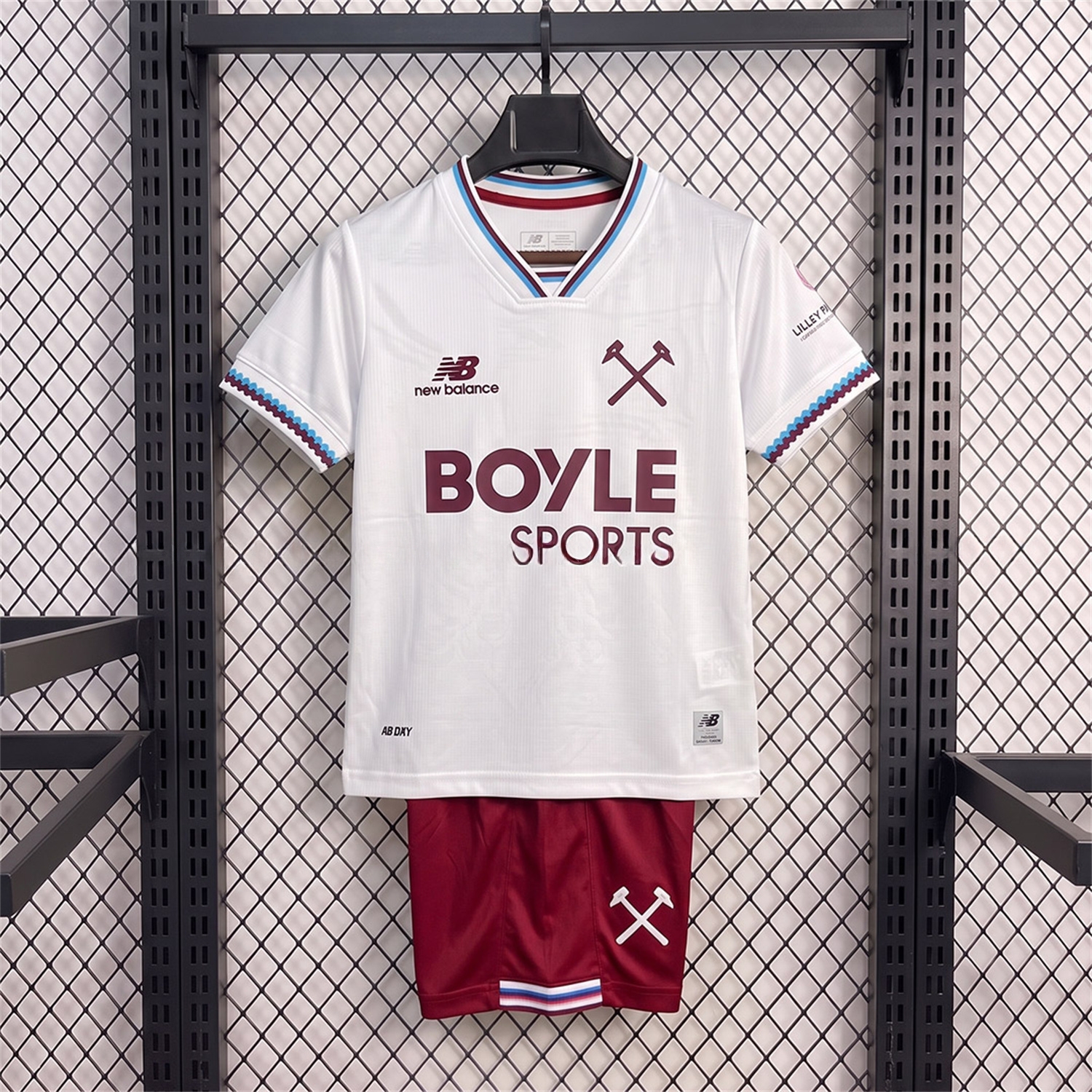 West Ham United 26-27 Away Kids Kit - Fans Version - UnitedFutballJersey