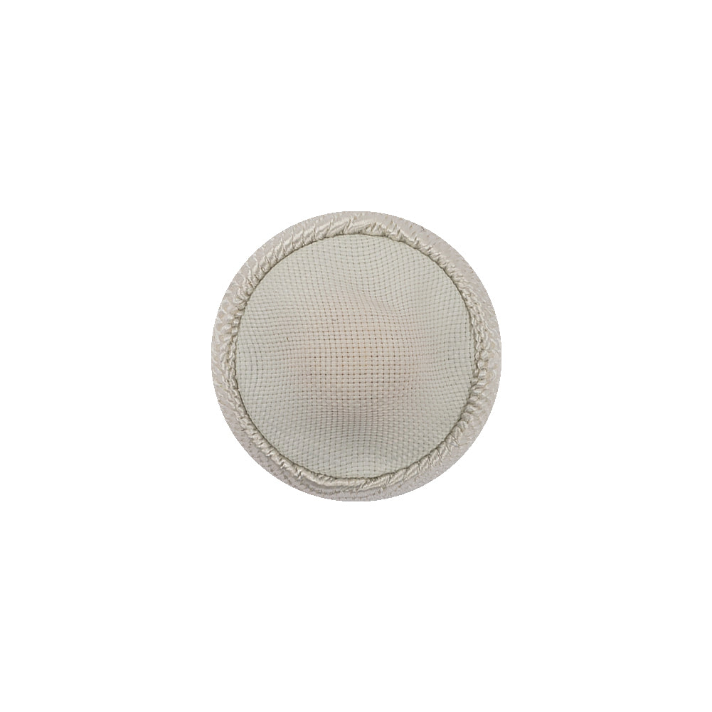 Cannoli Cream Ottoman Fabric Covered Domed Cotton Blend Sew On Button - 25L/16mm - Joann Fabrics