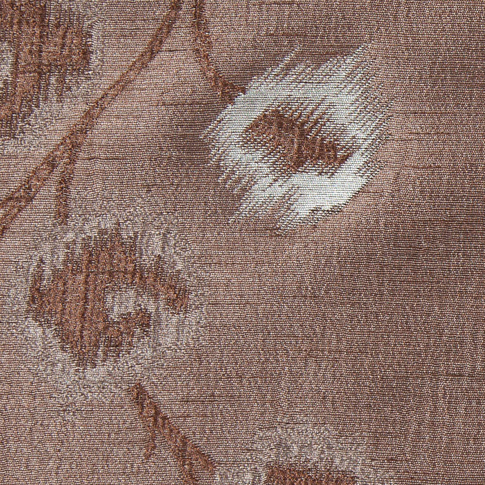 Taupe and Silver Soft Floral Satiny Brocade - Joann Fabrics