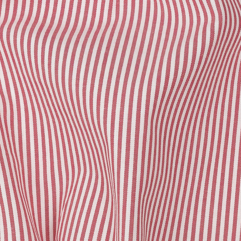 Pink and White Candy Striped Cotton Shirting - Joann Fabrics