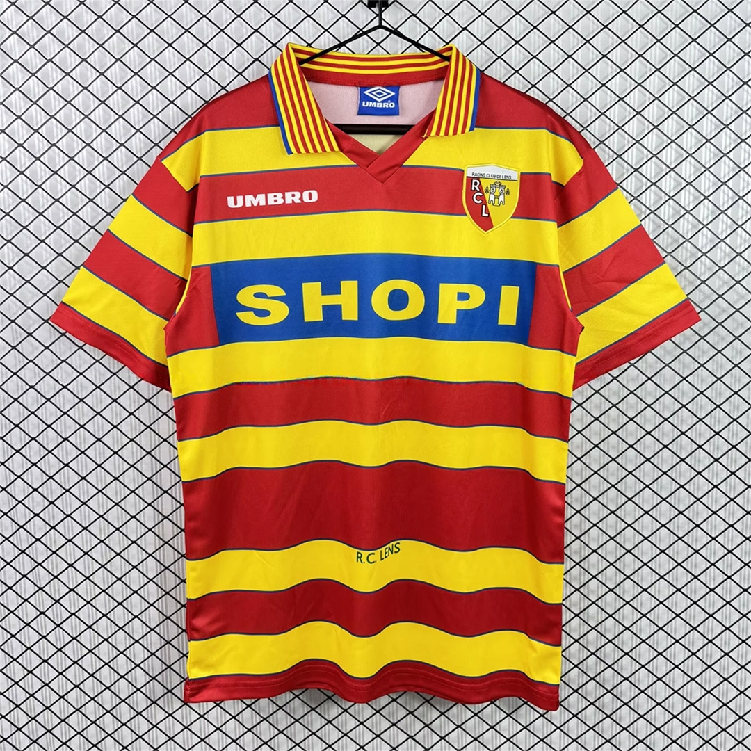 Retro RC Lens 1996-97 Home Jersey - UnitedFutballJersey