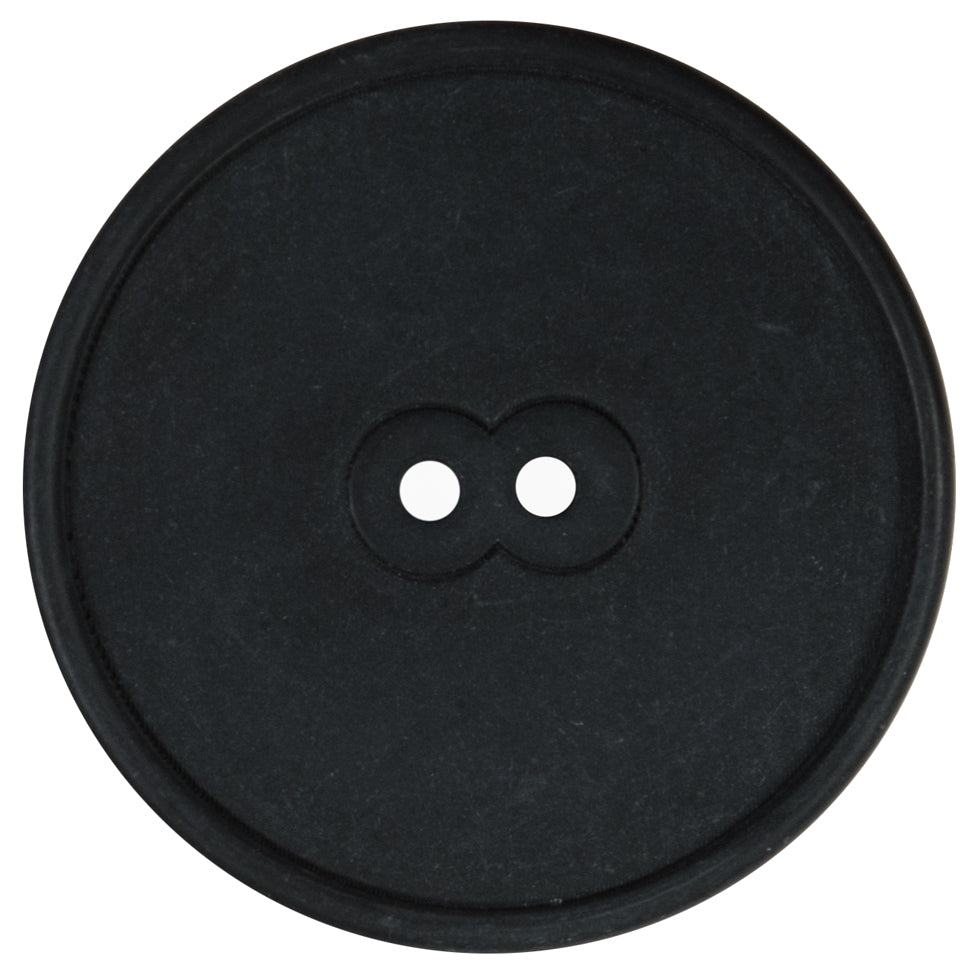 Charcoal Matte Plastic 2-Hole Button - 60L/38mm - Joann Fabrics