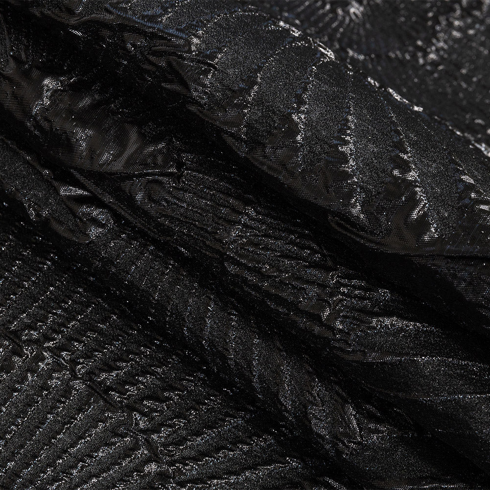Metallic Black Abstract Luxury Brocade - Joann Fabrics