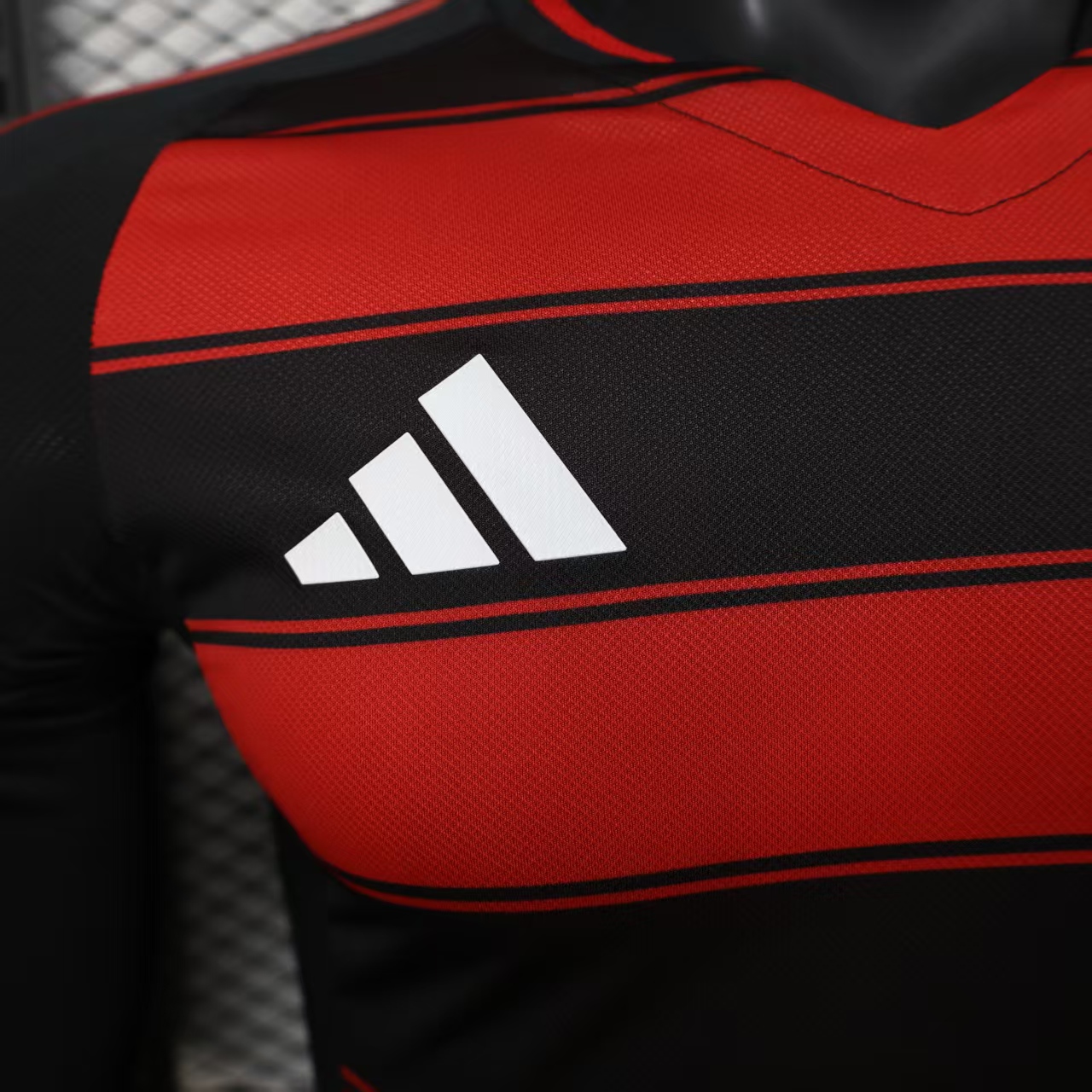 2025/2026 Long Sleeve Player Version Flamengo Home Jersey 1:1 Thai Quality