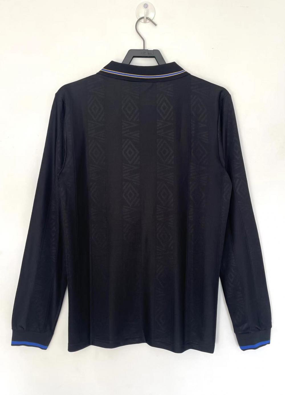 1993/1994 Retro Long Sleeve Manchester United Third Away Football Shirt 1:1 Thai Quality