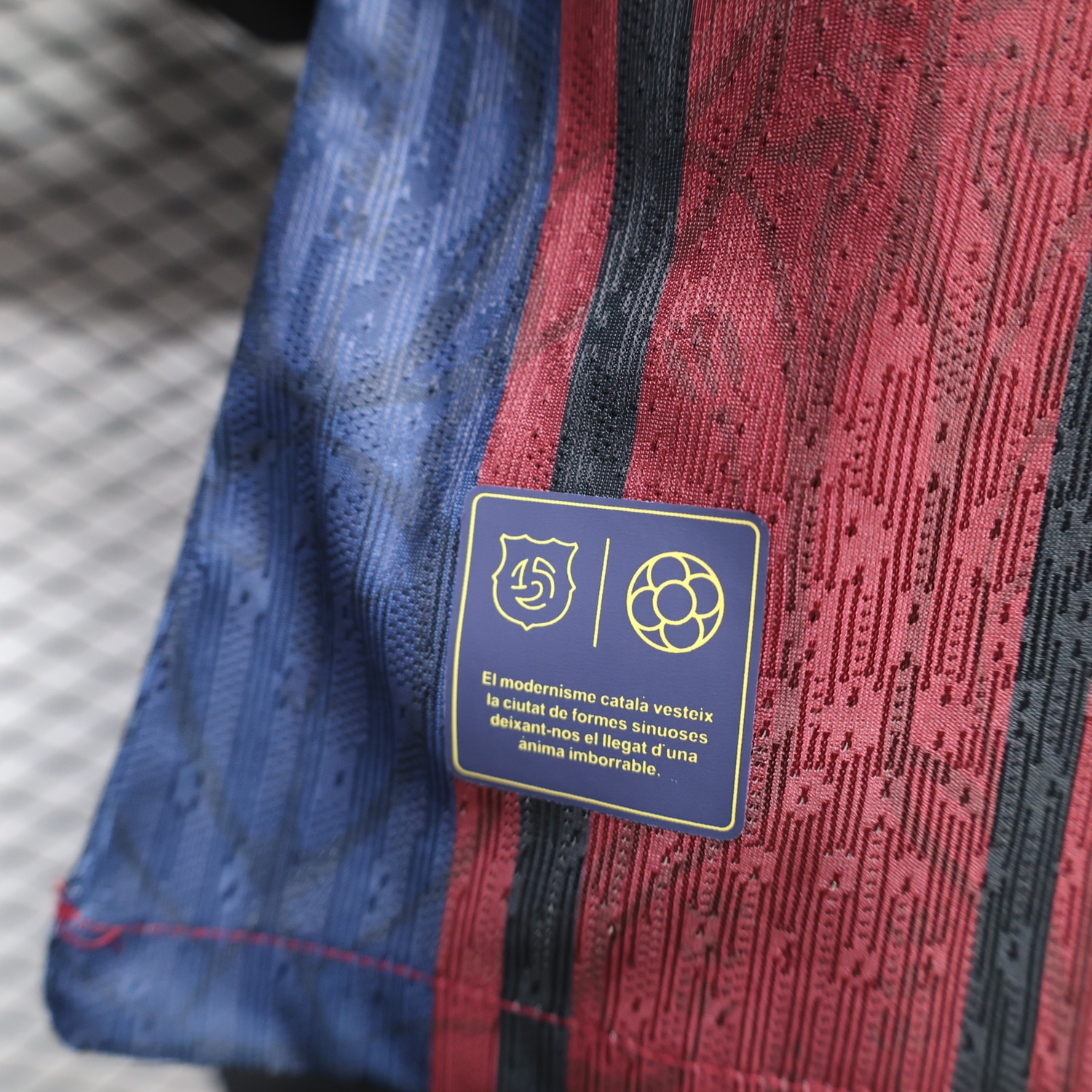 Barcelona 26-27 125 Years Anniversary Navy Burgundy Special Jersey - Player Version - UnitedFutballJersey