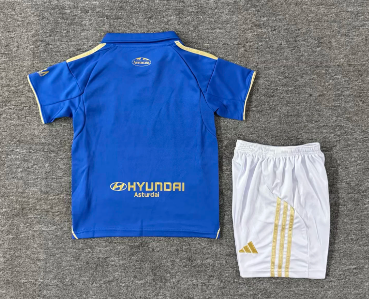 2025/2026 Real Oviedo Home Football Shirt 1:1 Thai Quality Kids Size