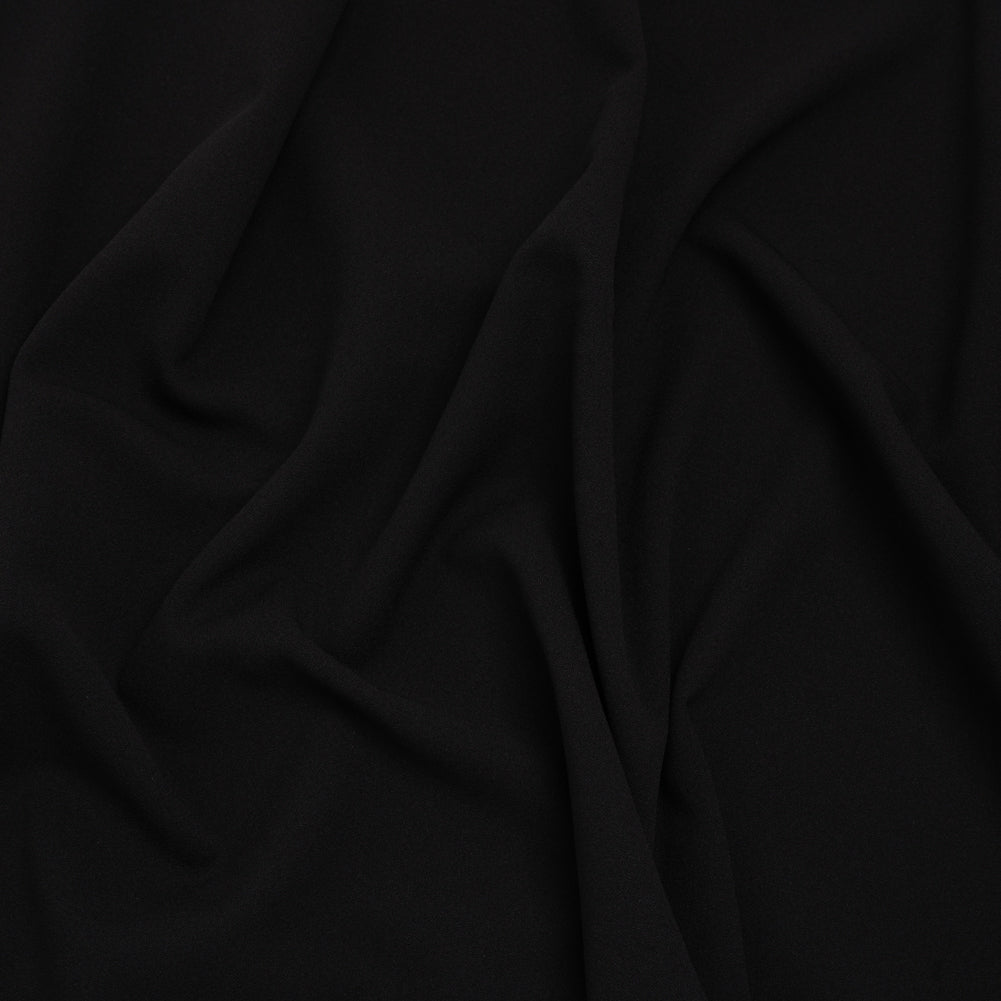 Stretch Polyester Crepe Scuba Knit - Black - Designer Deadstock - Joann Fabrics