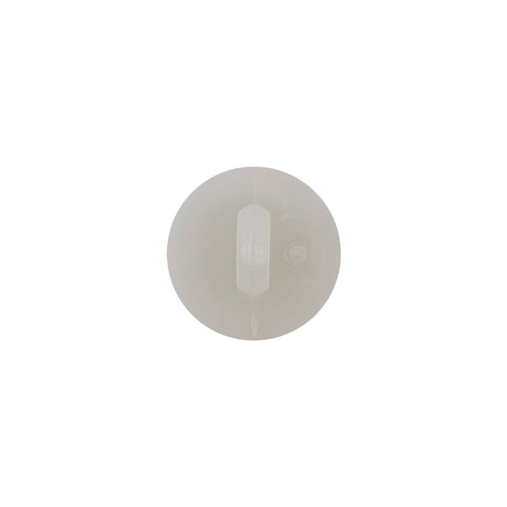 Cloudy White Nearly Opaque Shank Back Plastic Button - 20L/12.5mm - Joann Fabrics
