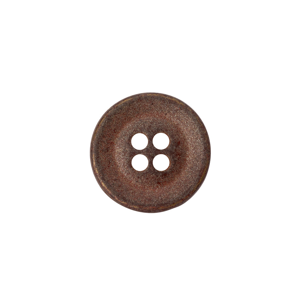 Metal 4-Hole Button - 24L/15mm - Matte Copper - Joann Fabrics