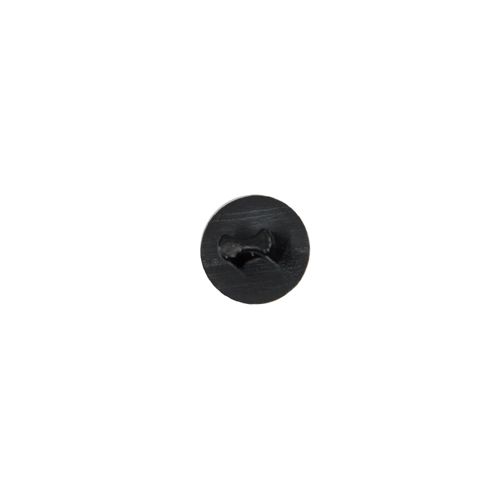 Black Domed Plastic Shank Back Button - 17L/10.5mm - Joann Fabrics