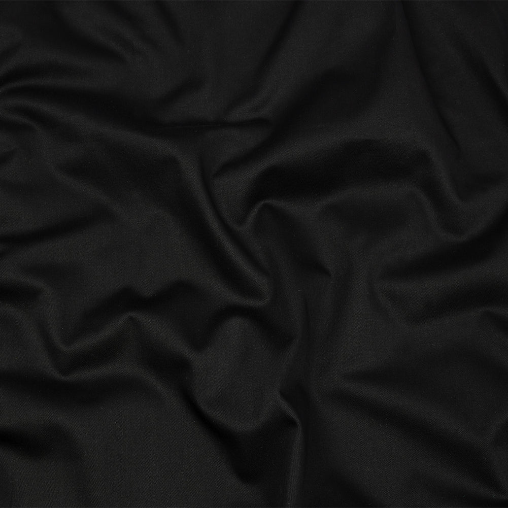 Stretch Cotton Sateen - Black - Mood Exclusive Carlos Collection - Joann Fabrics