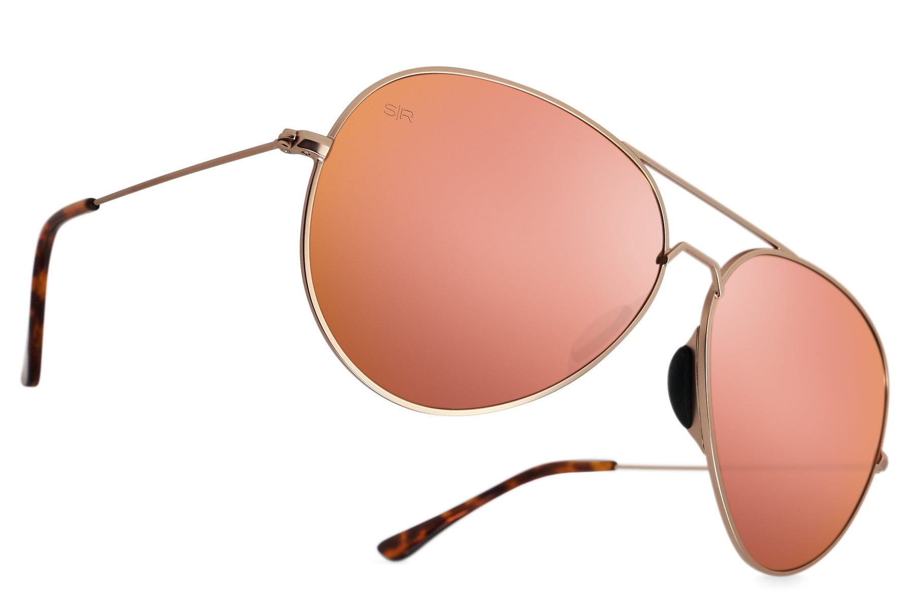 Tangle Free Aviator – Rose Gold Polarized