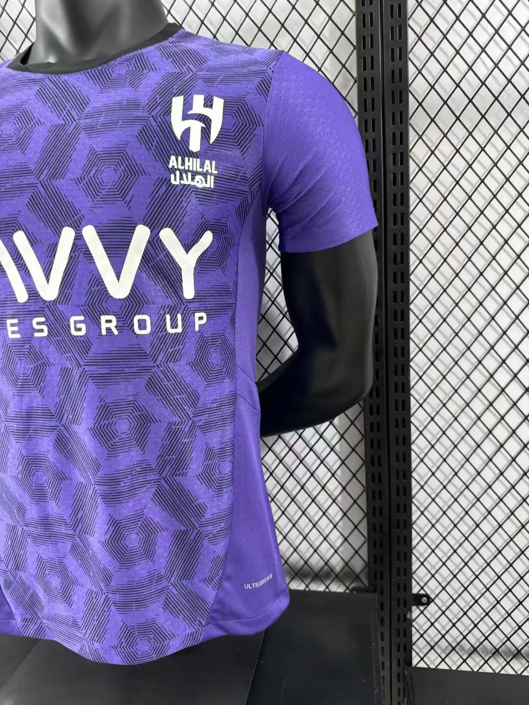2024/2025 Player Version Al-Hilal Saudi Third Away Football Shirt 1:1 Thai Quality