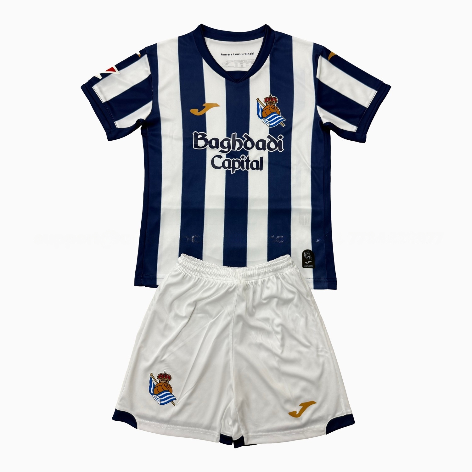 Real Sociedad 26-27 Home Men's Adult Jersey Set - Fans Version - UnitedFutballJersey