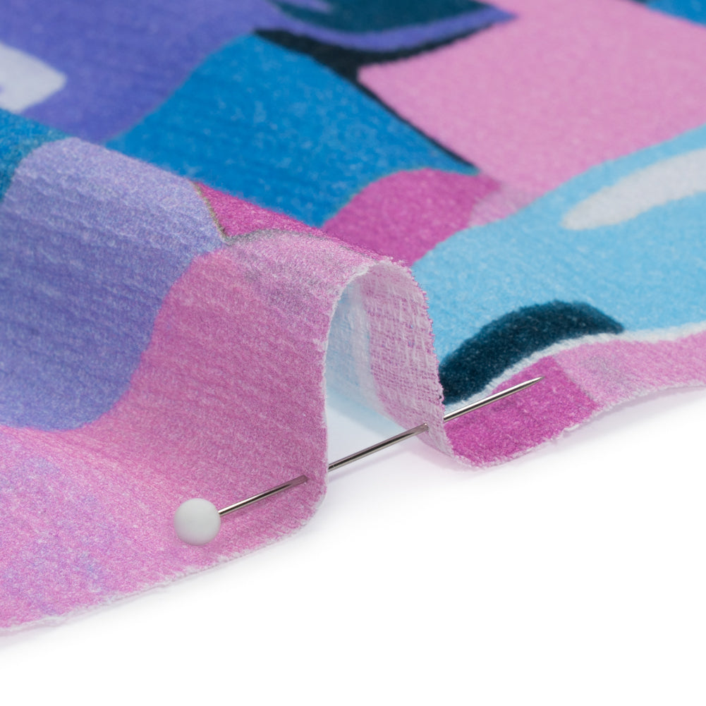Mood Exclusive Purple Mid Mod Mushroom Slubbed Gauzy Cotton Woven - Joann Fabrics