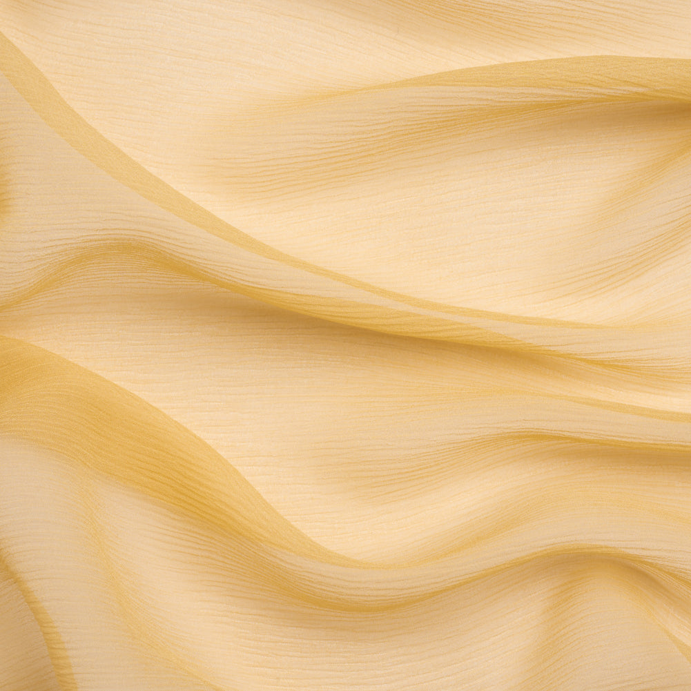 Crinkled Silk Chiffon - Gold - Premium Collection - Joann Fabrics