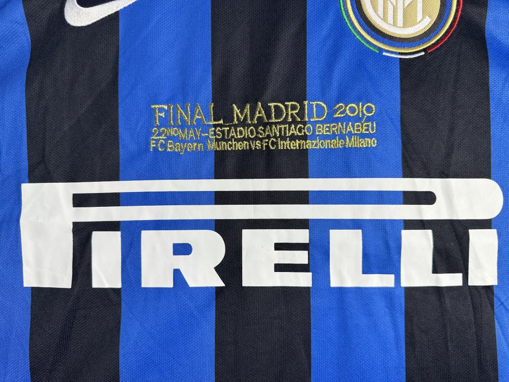 2009/2010 Retro Long Sleeve Inter Milan Home Football Jersey 1:1 Thai Quality