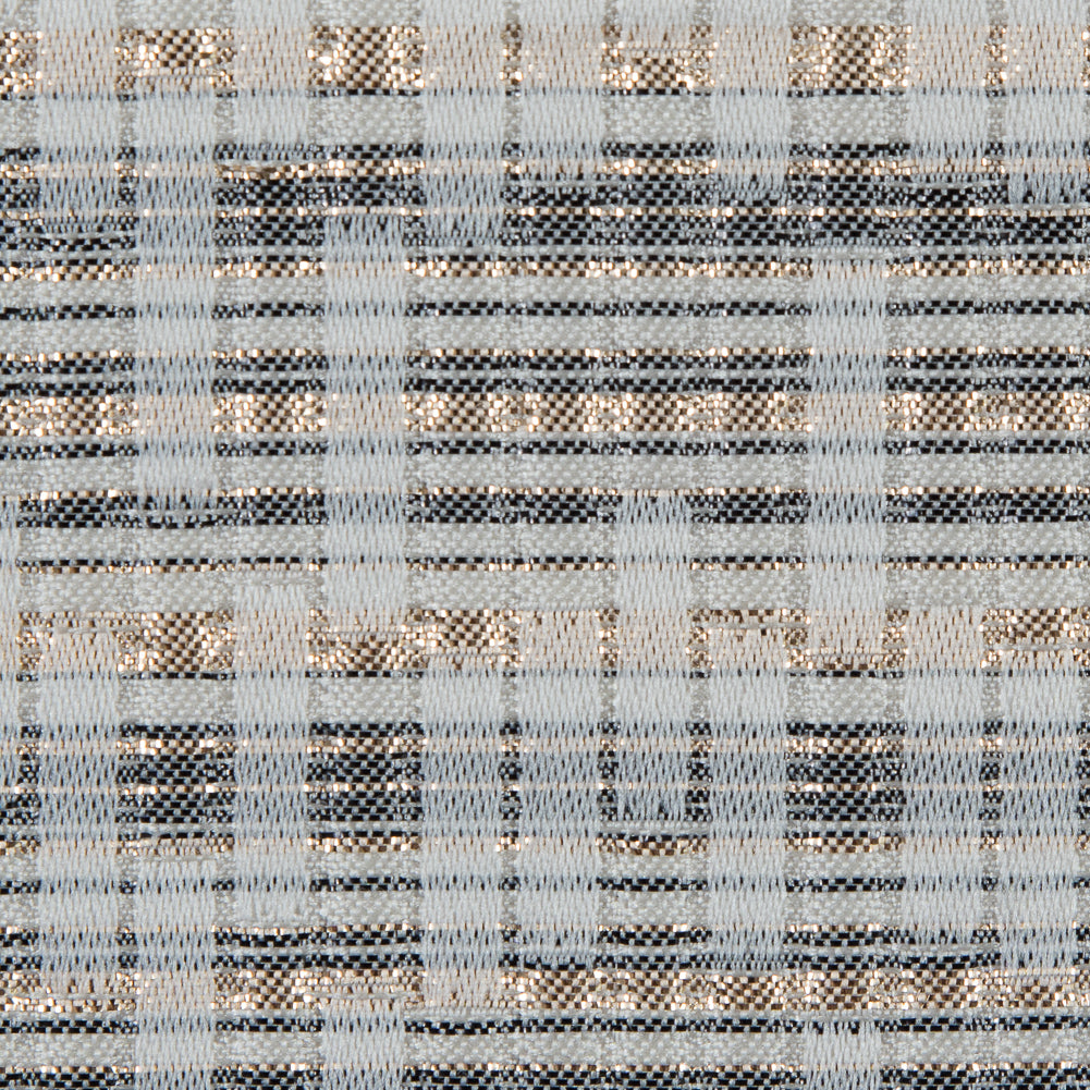 White, Gold and Black Metallic Brocade - Joann Fabrics