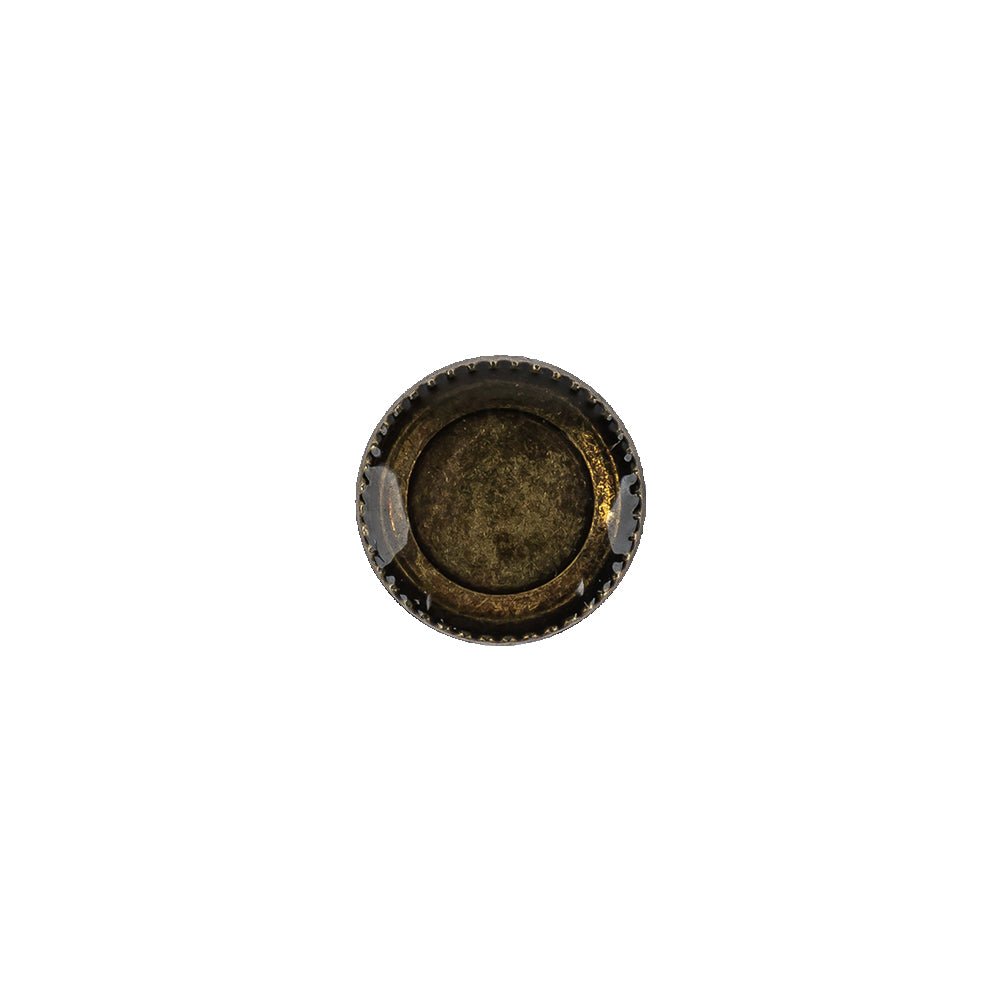 Amber and Bronze Iridescent Resin-Casted Blouse Button - 17L/10.5mm - Joann Fabrics