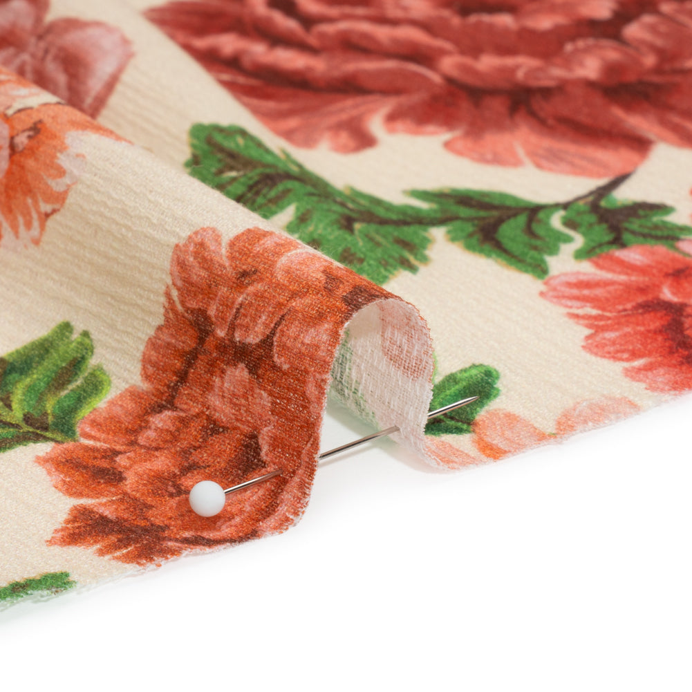 Mood Exclusive Cream Fluent in Love Slubbed Gauzy Cotton Woven - Joann Fabrics