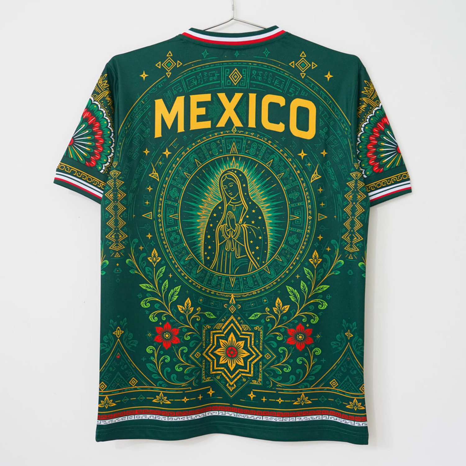 Mexico 2026 Green Gold Special Jersey - Fans Version - UnitedFutballJersey