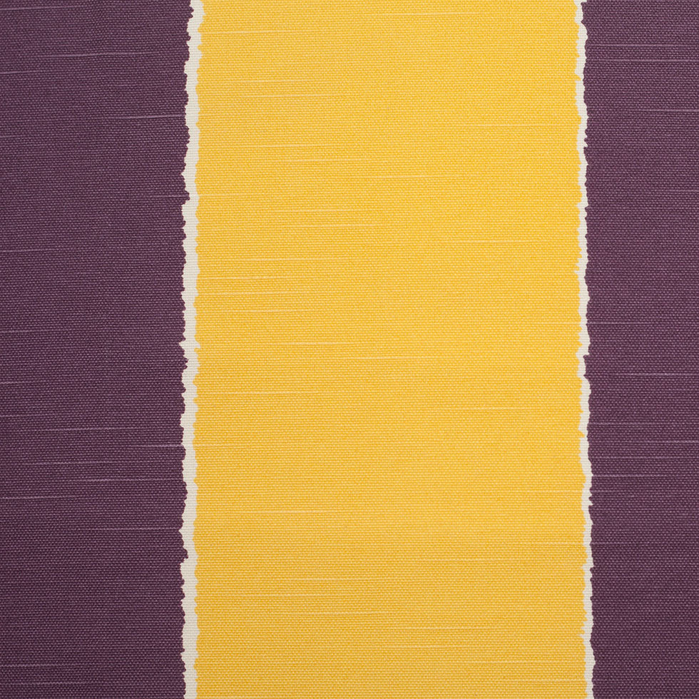 Spanish Yellow/Purple Striped Poly-Cotton Woven - Joann Fabrics