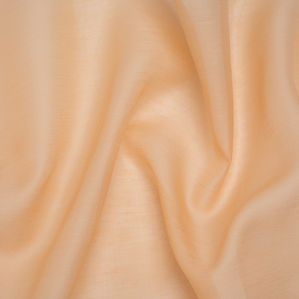 Linen and Silk Scrim - Peachy Nude - Famous Australian Designer Deadstock - Joann Fabrics