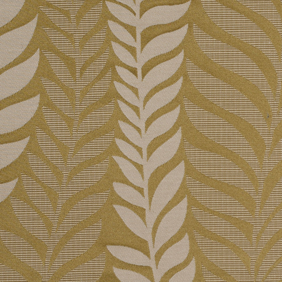 Golden Green Tone-on-Tone Leaves Satin Jacquard - Joann Fabrics